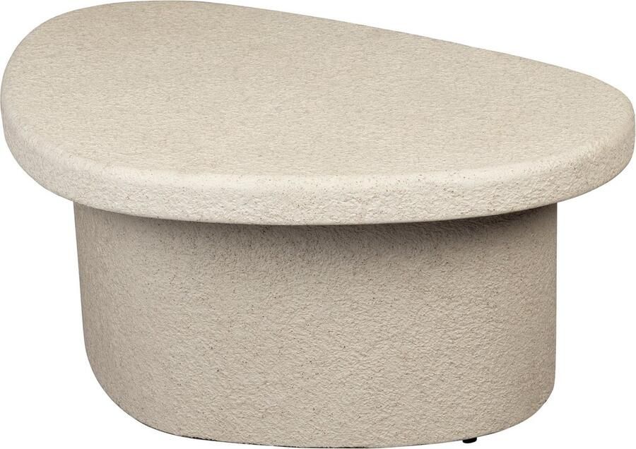 Dutchbone Organische Salontafel Veda Gerecycled marmer 74 x 49cm Beige