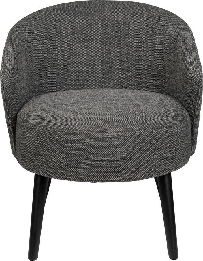 Dutchbone Waldo Loungestoel Antraciet Grijs - Foto 2