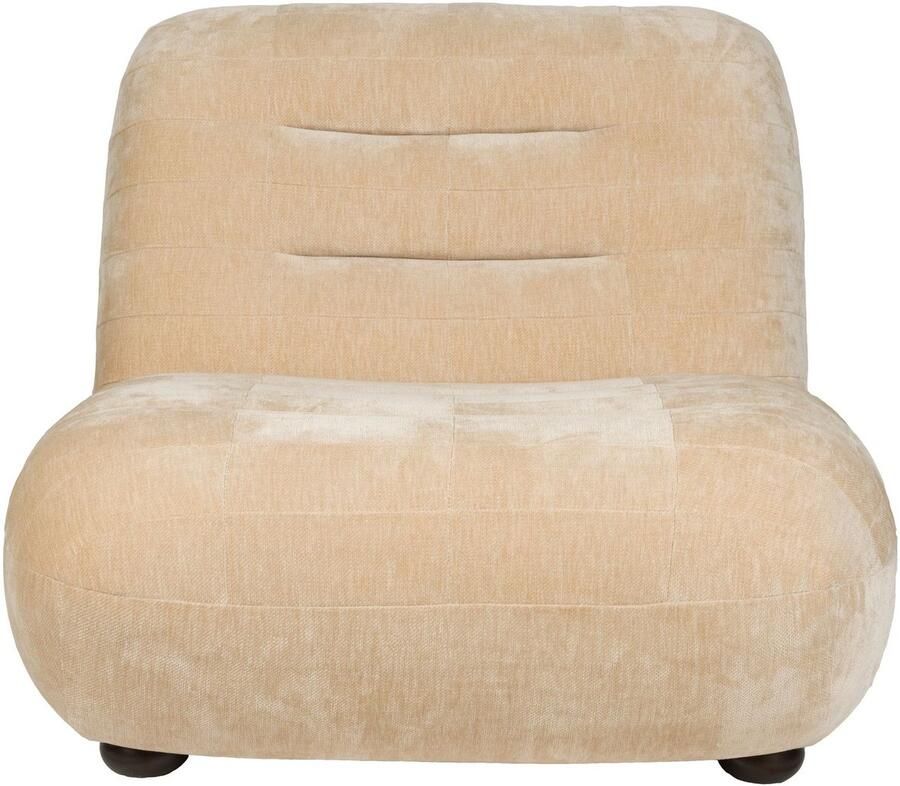 Dutchbone Wyatt Fauteuil Velours Beige - Foto 2