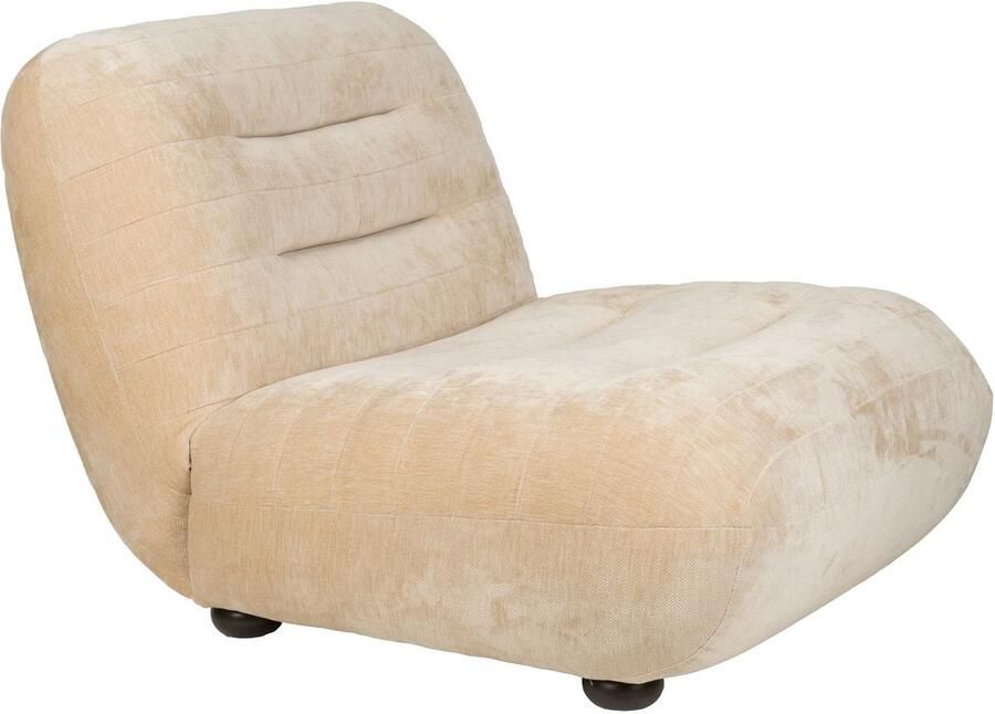 Dutchbone Wyatt Fauteuil Velours Beige - Foto 3