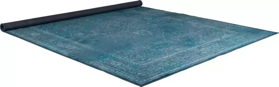 Dutchbone Rugged Vloerkleed Turquoise 170x240 cm