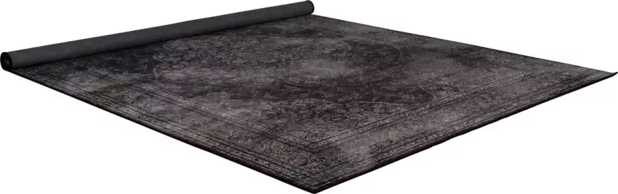 Dutchbone Rugged Vloerkleed Zwart Grijs 170x240cm - Foto 2