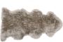 Dutchskins Designer schapenvacht vloerkleed 135 x 60 cm patchwork Beige; Creme; Taupe Hoogpolig vloerkleed natuurlijke vorm - Thumbnail 1