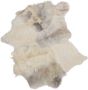 Dutchskins Designer schapenvacht vloerkleed 180 x 120 cm patchwork Ivoor wit; Creme wit Hoogpolig vloerkleed natuurlijke vorm - Thumbnail 1