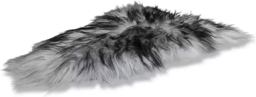 Dutchskins IJslandse schapenvacht geverfd silver dark tops schapenvacht IJslands 60 100 schapenvacht vloerkleed