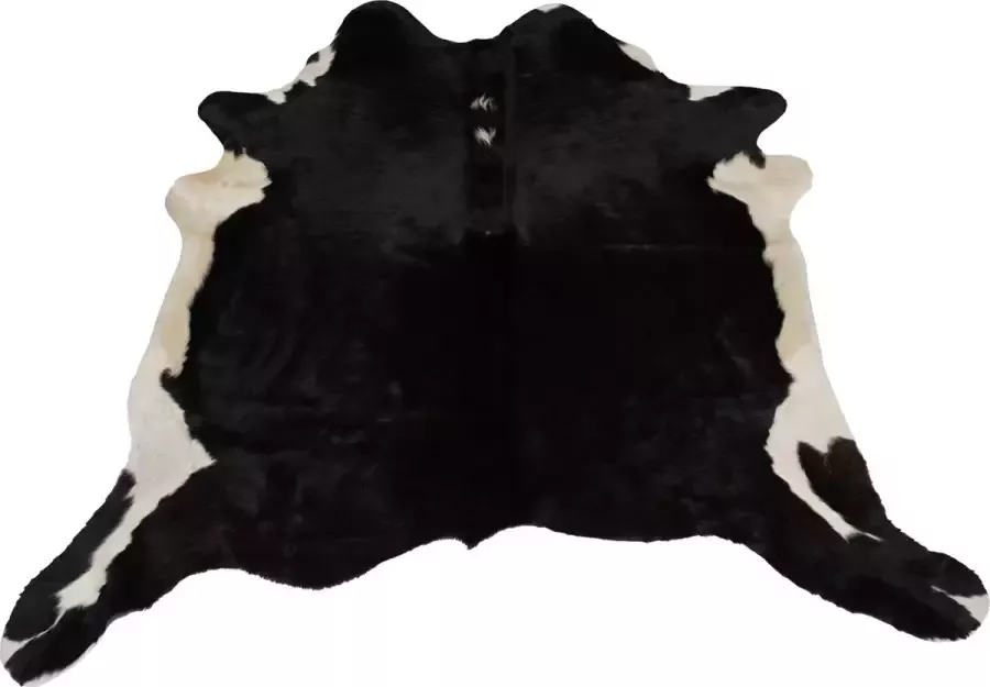Dutchskins koeienhuid vloerkleed koeienkleed zwart wit creme
