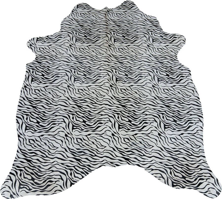 Dutchskins Koeienhuid vloerkleed Zebra print Koeienkleed Zebra print mooie dikke kwaliteit handgeselecteerde koeienvellen Ecologisch gelooid Uniek gefotografeerde koeienhuiden