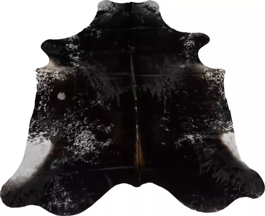 Dutchskins Koeienhuid vloerkleed Zwart Koeienkleed Zwart mooie dikke kwaliteit handgeselecteerde koeienvellen Ecologisch gelooid Uniek gefotografeerde koeienhuiden - Foto 2
