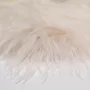Dutchskins Designer schapenvacht vloerkleed 180 x 120 cm patchwork Ivoor wit; Creme wit Hoogpolig vloerkleed natuurlijke vorm - Thumbnail 2