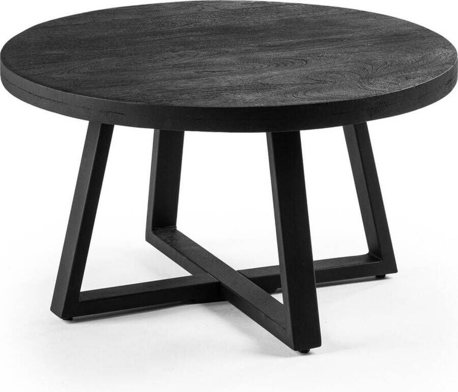 Duverger Black Salontafel acacia -zwart rond 60cm