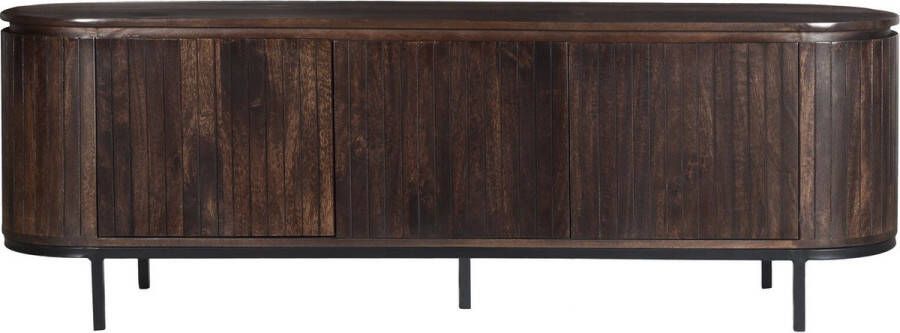Duverger Durango TV-meubel mango walnoot 3 deuren stalen pootjes 170cm