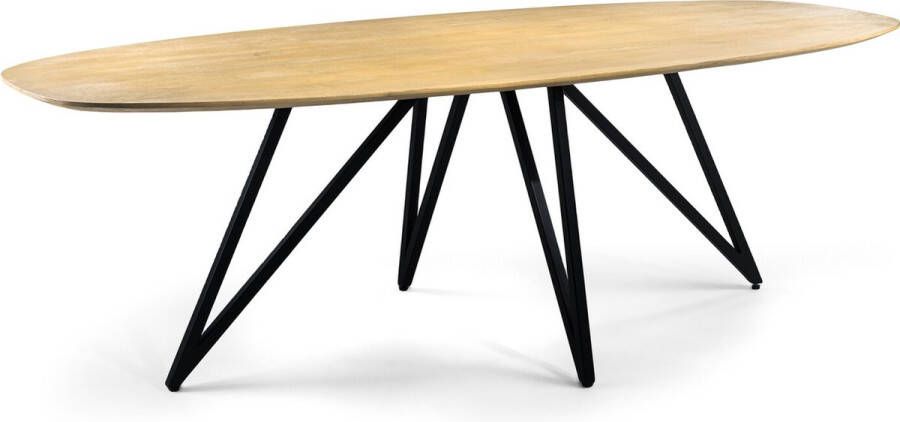 Duverger Nordic Design Eettafel acacia naturel ovaal 240x110 cm