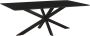 Duverger Nordic Eettafel acacia zwart 220cm rechthoekig spiderpoot gecoat staal - Thumbnail 2