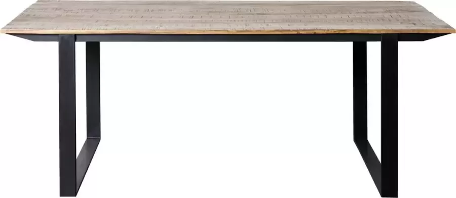 Duverger Tropical Eettafel 200cm mangohout staal rechthoekig - Foto 1