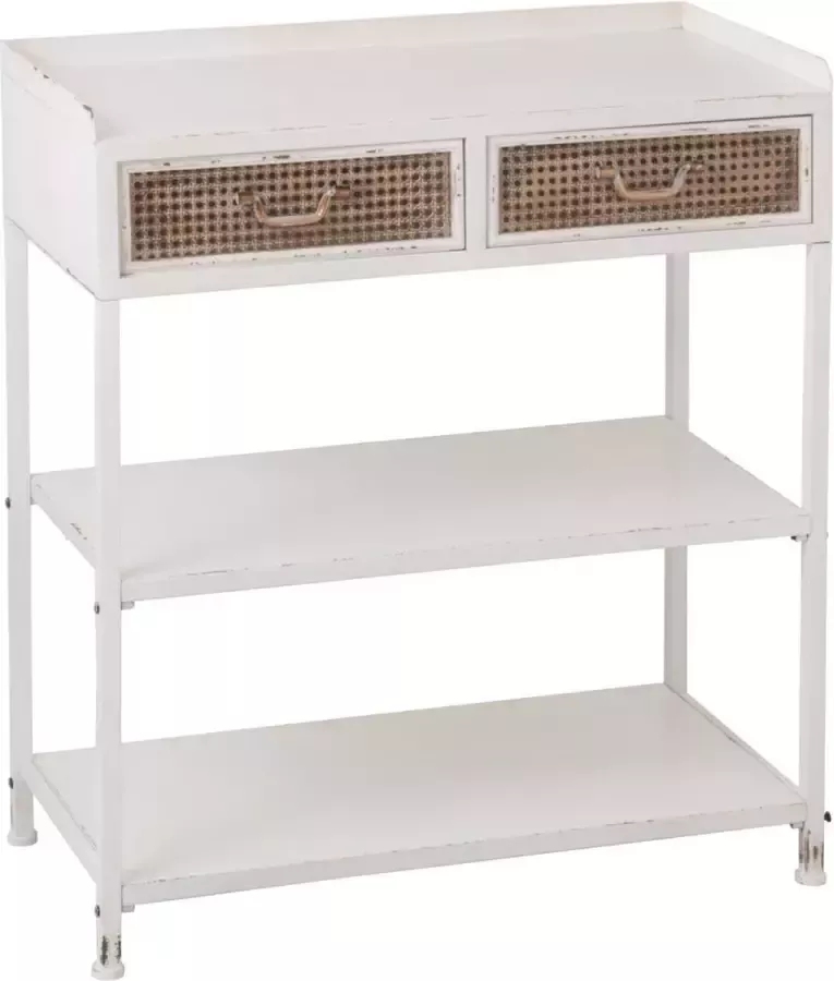 Duverger White Metal Console wit metaal 2 lades 2 leggers - Foto 1