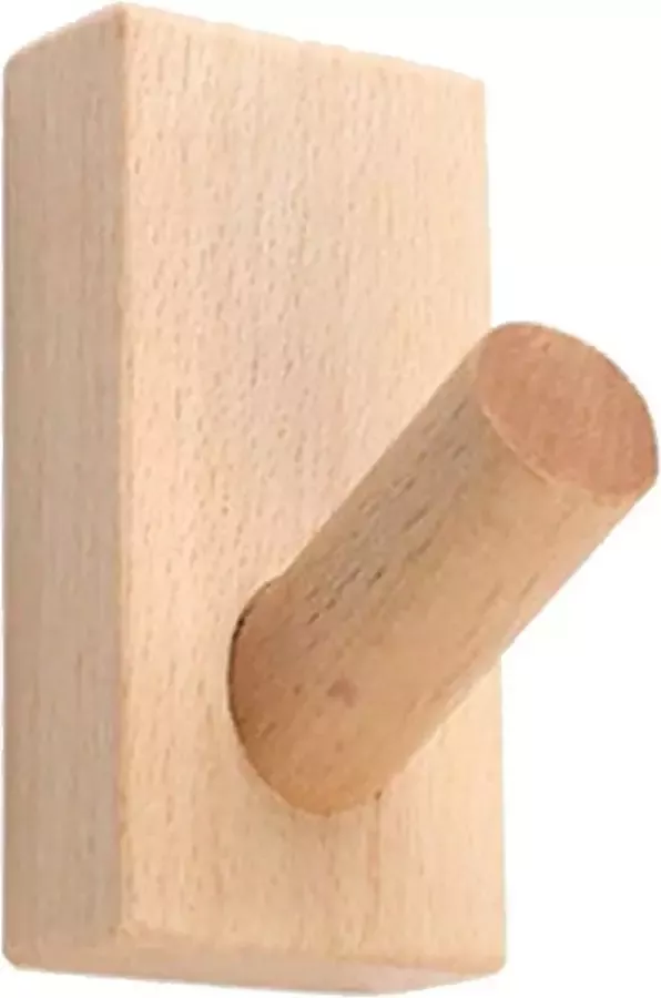 DWIH Nordic Design 2 stuks kapstok haken Beuken- model BLIX- Modern Design