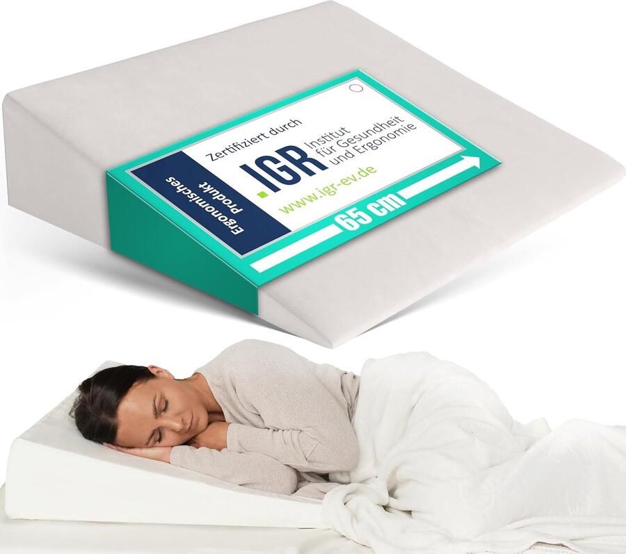 DYNMC you Bettverhoging Keilkussen Kopfteil 68 x 65 cm: Refluxkussen voor een comfortabele nachtrust Matraskeil slaap- en zitkeil en beinkussen Geschikt voor baby s en volwassenen Keilkussen voor sofa en bed