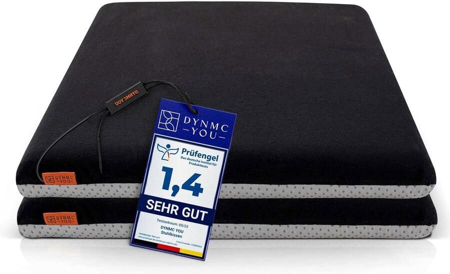 DYNMC you Zitkussen Tuinstoel 2 Stuks Stoelkussens Eetkamer 40 cm OEKO-TEX Middelhard Zitkussen Orthopedisch met Traagschuim Wasbaar Stoelkussen Buiten & Binnen Tuinkussens Stoel Kussen