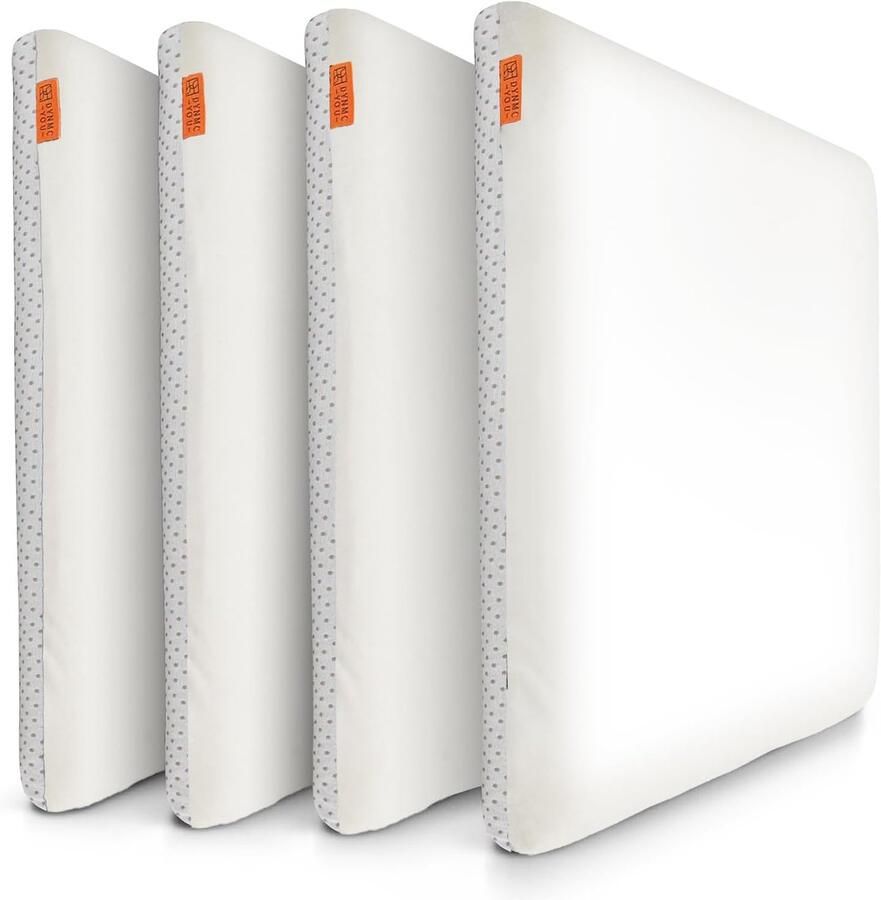 DYNMC you Zitkussen Tuinstoel 4 Stuks Stoelkussens Eetkamer 40 cm OEKO-TEX Middelhard Zitkussen Orthopedisch met Traagschuim Wasbaar Stoelkussen Buiten & Binnen Tuinkussens Stoel Kussen