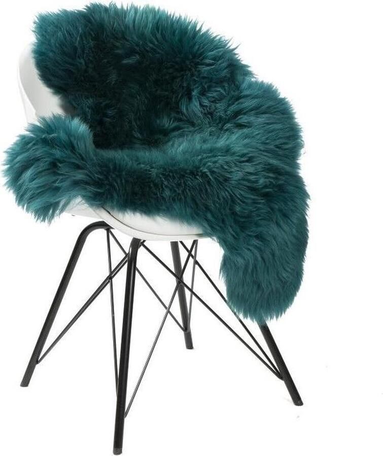 Dyreskinn Schapenvacht Groen 100 x 65 cm