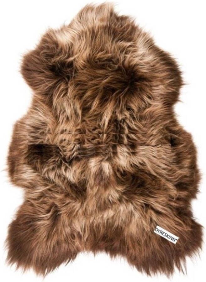 Dyreskinn Schapenvacht IJslands Lichtbruin 100 x 65cm