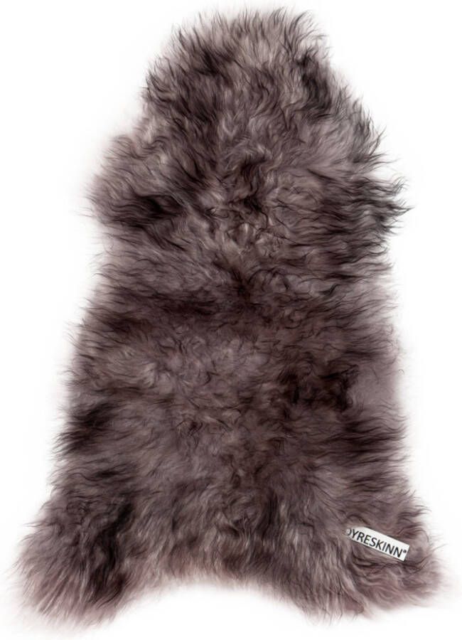 Dyreskinn Schapenvacht IJslands Melange grijs 100 x 65cm