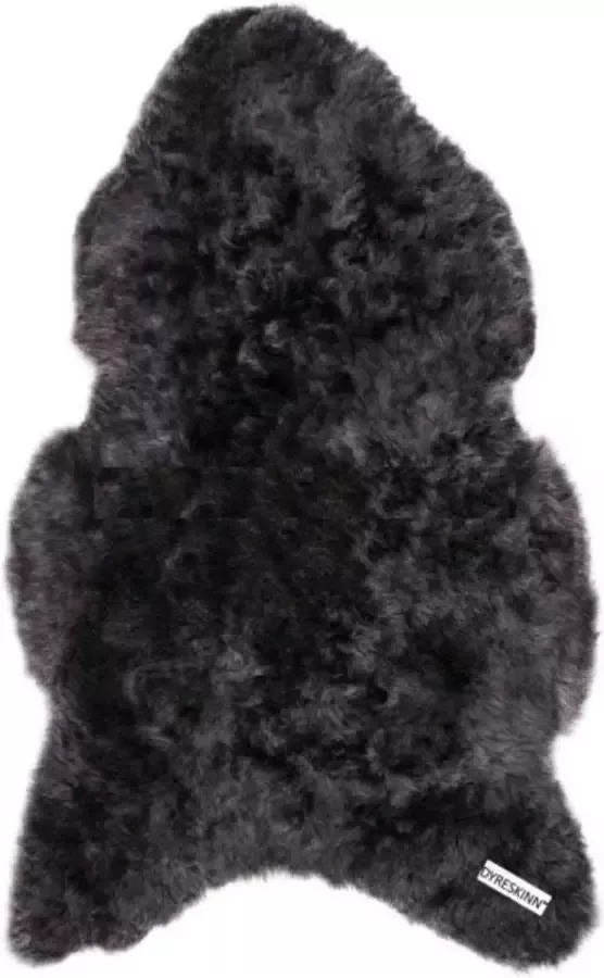 Dyreskinn Schapenvacht IJslands Donkergrijs kort 100 x 65cm