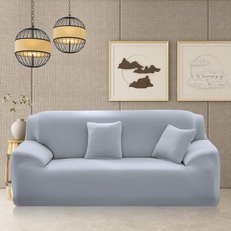 1-delige stretch bankhoes elastische stof minimalistische stijl loveseat bankhoes universele meubelhoes bank beschermer