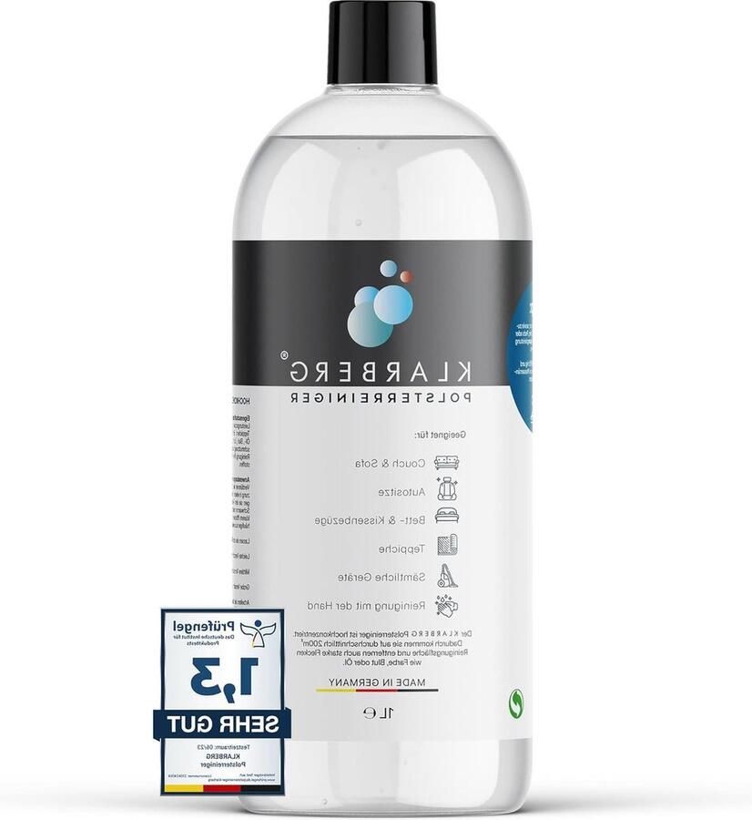 1 liter bekledingsreiniger concentraat voor bank tapijt autostoelen geschikt voor waszuigers en natte stofzuigers meubelreiniger