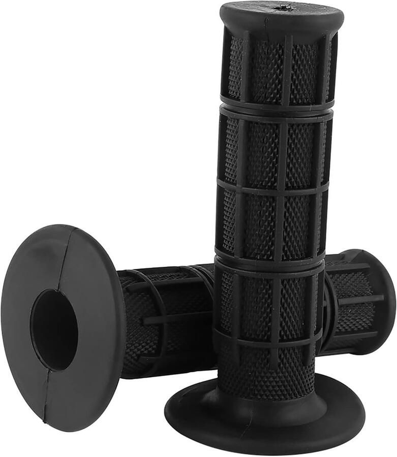 1 Paar 22 25mm 7 8in Universal Silicone Motorcycle Stuur Handgrepen Nieuw (Zwart)-Poignee Moto Cross