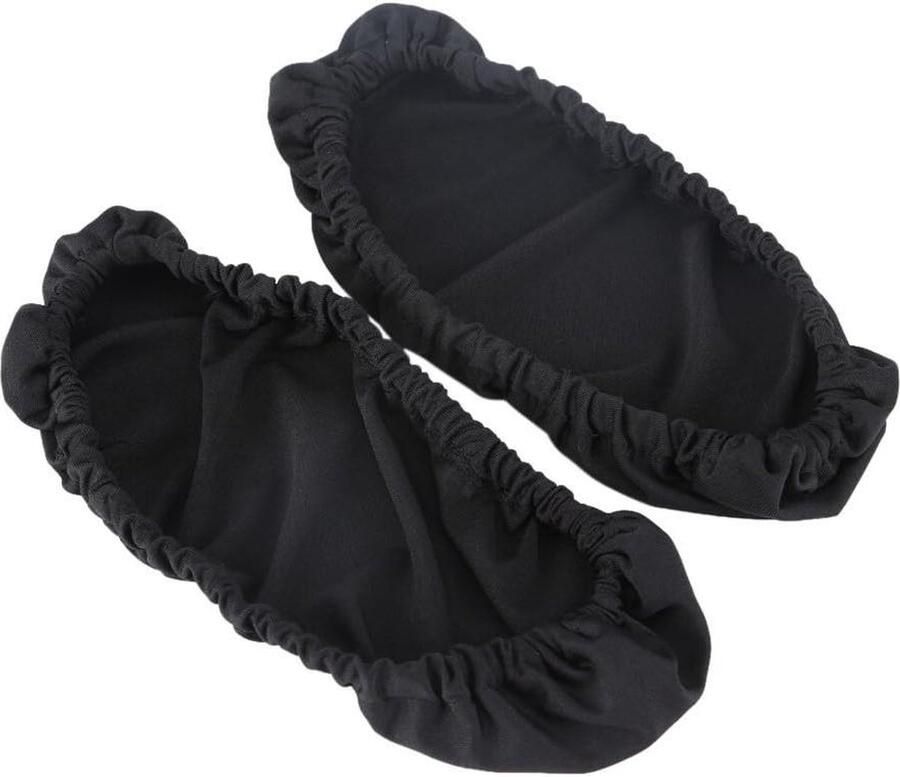 1 paar verwijderbare elastische wasbare bureaustoel armleuning hoezen zwart