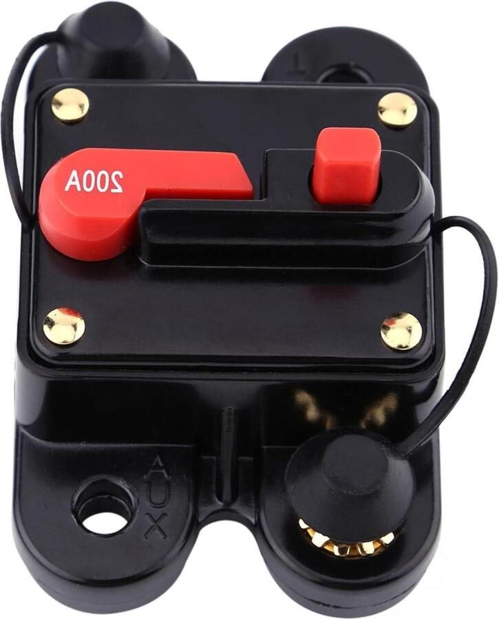 1 pc DC12V Stroomonderbreker 80-300A Goede Elektrische Geleidbaarheid Auto Marine Boot Fiets Stereo Audio Reset Zekering Geschikt voor 200A