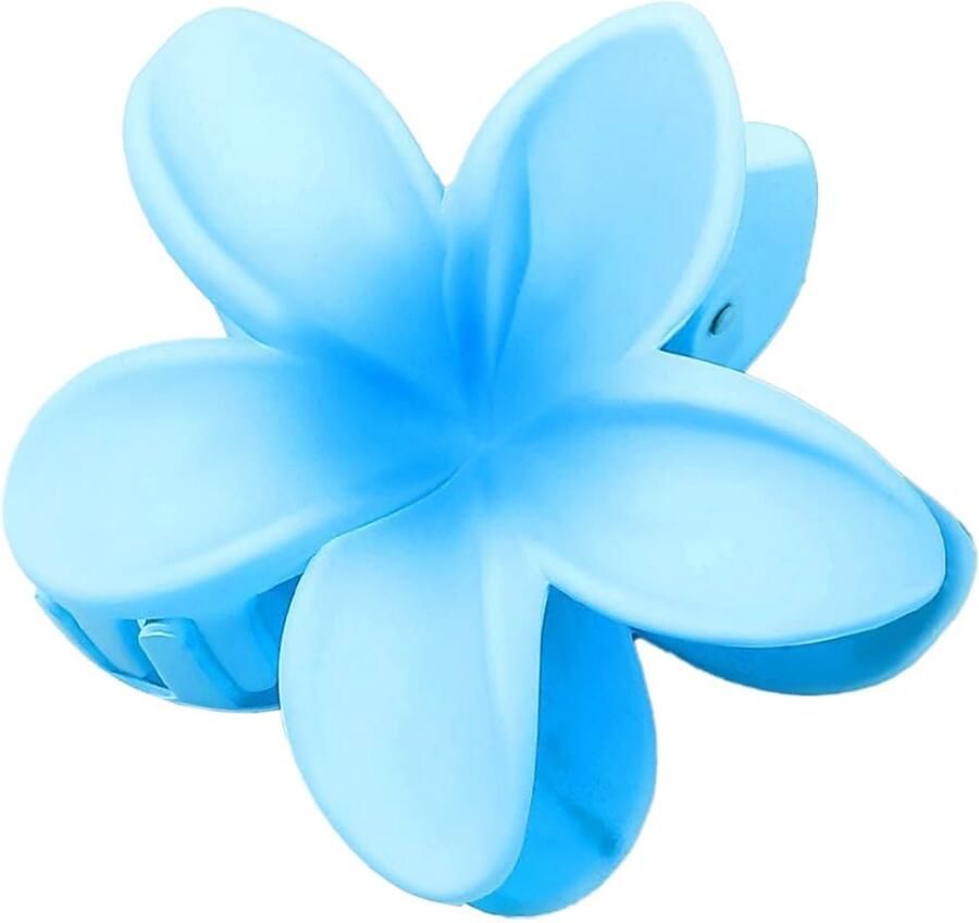 1 Piece Women Floral Hairpin Hairpins Claw Clip Non-Slip Plastic Hairpin Hair Clips Headpiece Hair Accessories for Women Girls for Daily Wearing Blue