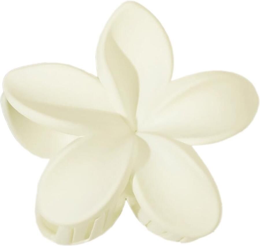 1 Piece Women Floral Hairpin Hairpins Hair Clips Claw Clip Non-Slip Plastic Hairpin Headpiece Hair Accessories for Women Girls for Daily Wearing White
