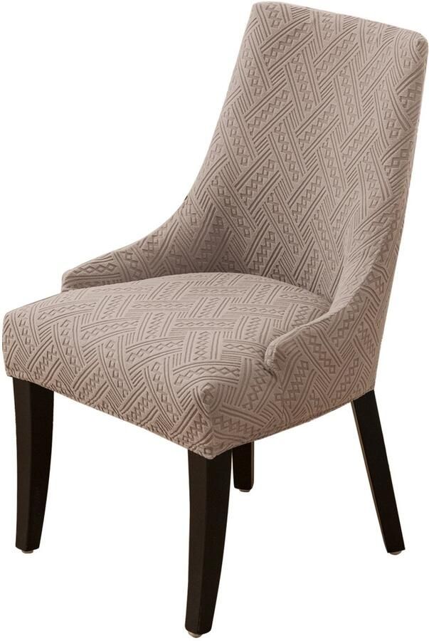 1 stuk effen lint patroon fauteuil hoes home stoelhoes gebreide stoel hoes polyester stoelhoes zandkleur stijl 2