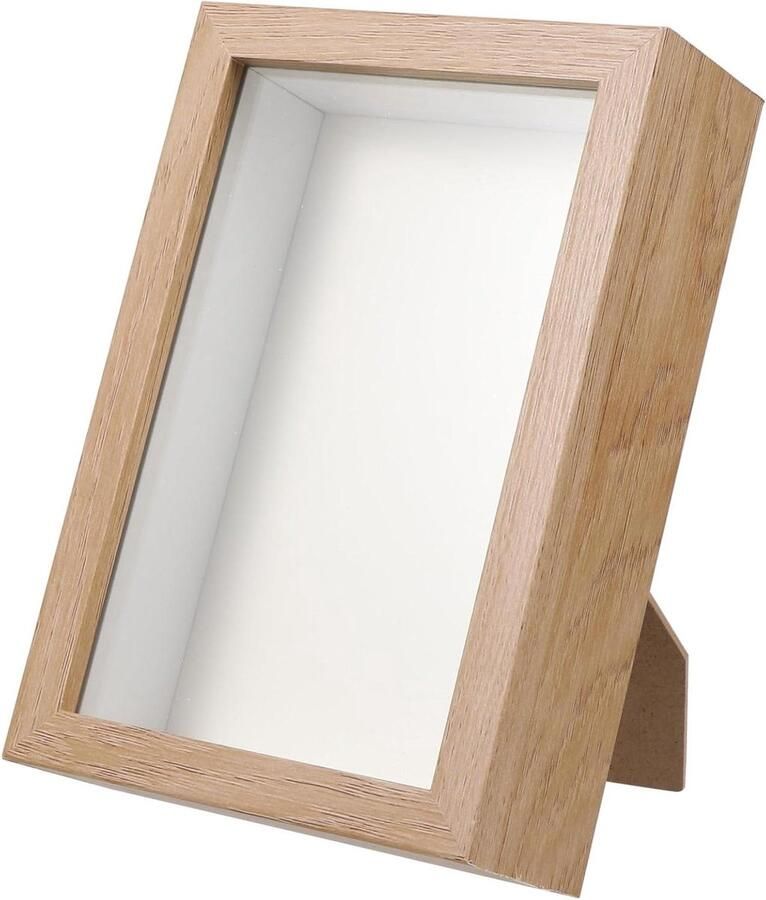 1 stuk Houten Insecten Fotolijst Showcase Decor Ornament Houten Frame Vlinder Exemplaar Bloemen Decoratie Tafelstandaard Holle Fotolijst Fotohouder Monsterframe 3D Vitrine Allecto Plus