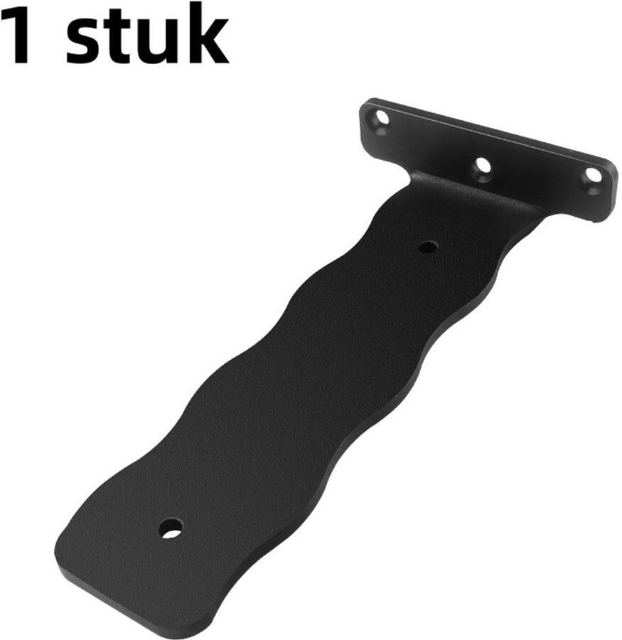 1 stuk onzichtbare dragende driehoekbeugel aan de muur wandplank voor thuis hangende kast driehoekbeugel wand hangende boekenplank scheidingswand 5 cm onzichtbare zwevende beugel 6 inch zwart