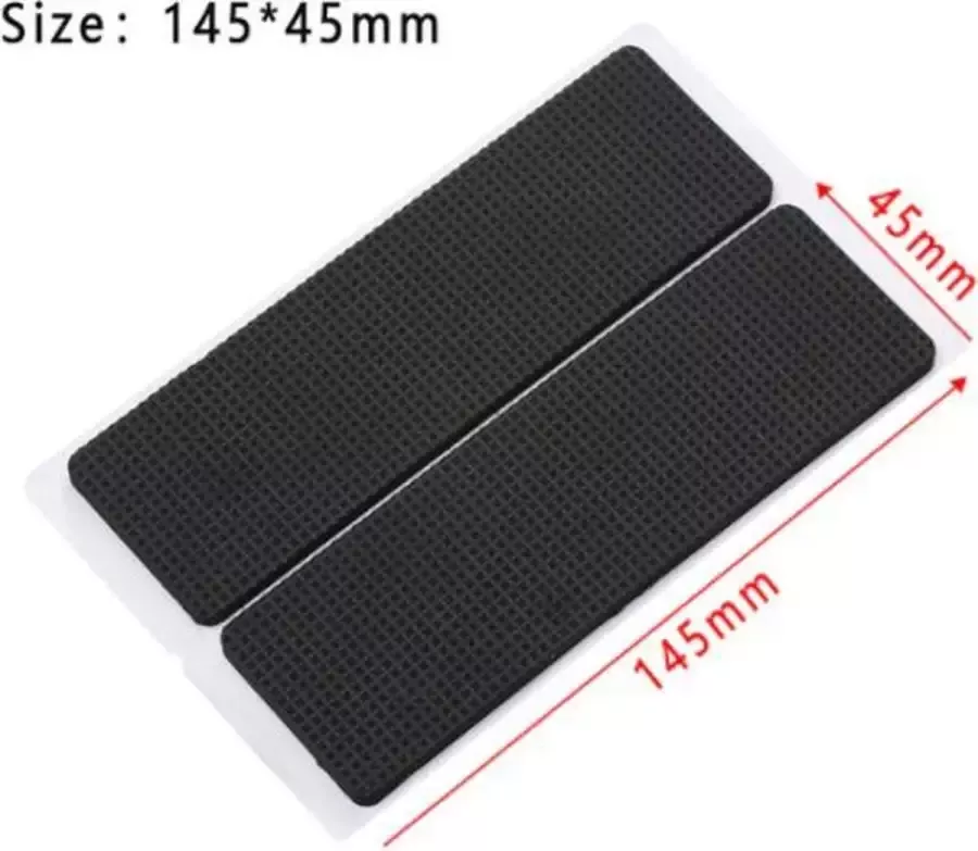 1 Vel Zelfklevende meubelonderzetters meubel onderzetters Vloerbeschermers Vloerbeschermer Anti-slip spoor stoelpoot Anti-kras vilt Rubber stoel beschermer Zwart Beschermvilt Tafelonderzetter Stoel onderzetter Plakvilt Stoel