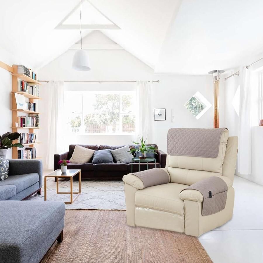 1-zits stoelbeschermer relax met armleuningen stoelbeschermer voor relaxstoel waterdicht stoelbescherming huisdieren voor honden en kinderen - Foto 2