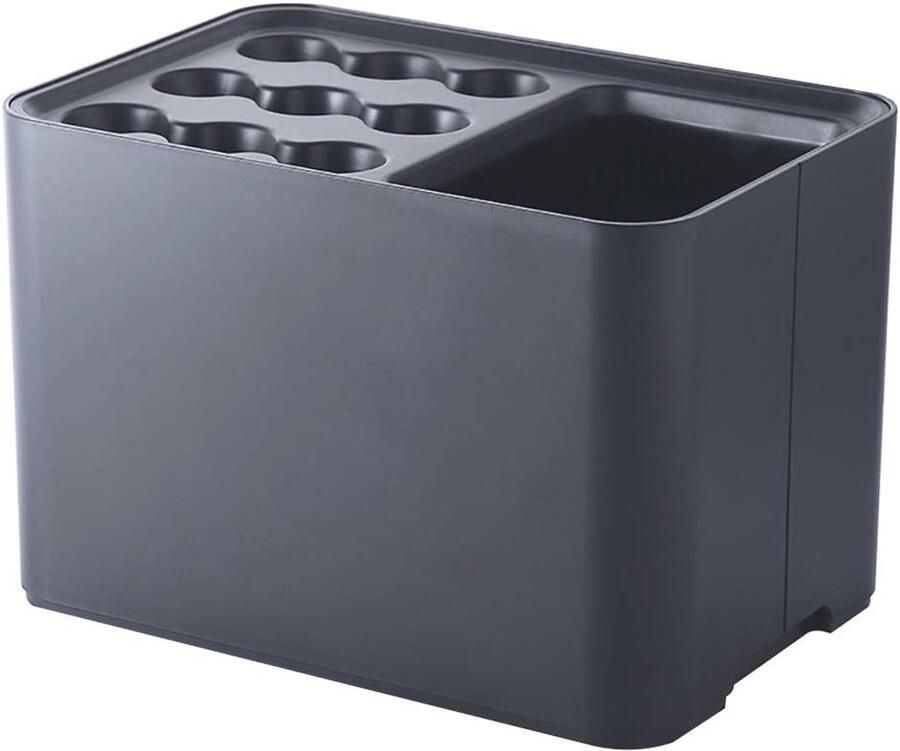 1 Zwarte Parapluhouder 26 5×18×18 cm Geschikt voor 15 Paraplu's Moderne en Eenvoudige Parapluhouder met Verwijderbare Afvoer Geschikt voor Thuis Hotellobby's Restaurants en Kantoren