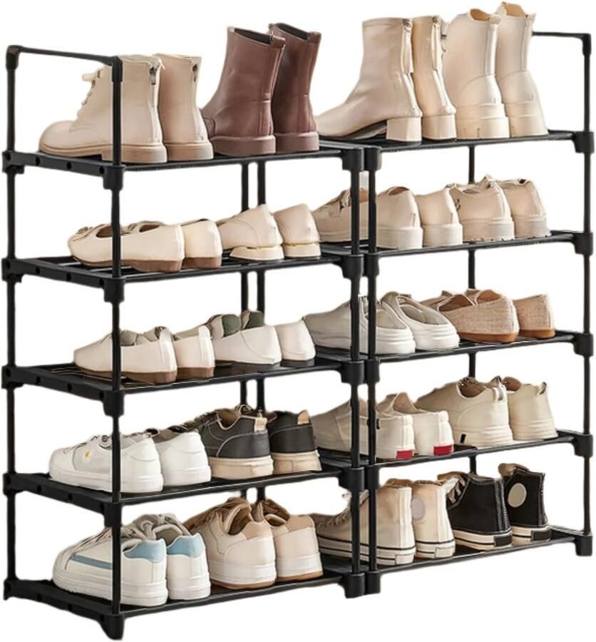 10 Level schoenplank Open schoenkast Smalle schoenstand Space Saving 45 cm x 30 cm x 174cm