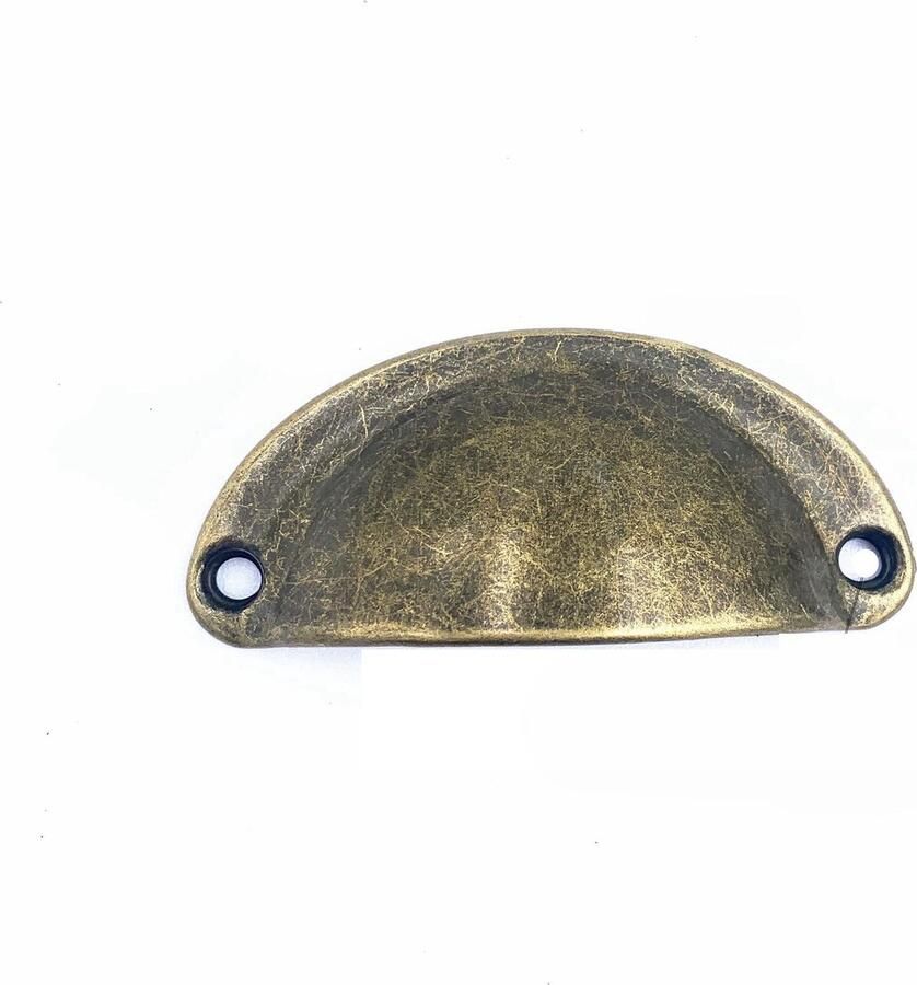 10 Pack 81mm lade trekt vintage kast trekt voor dressoir kasten keukenmeubilair decor met schroeven (brons) (10 antiek brons)