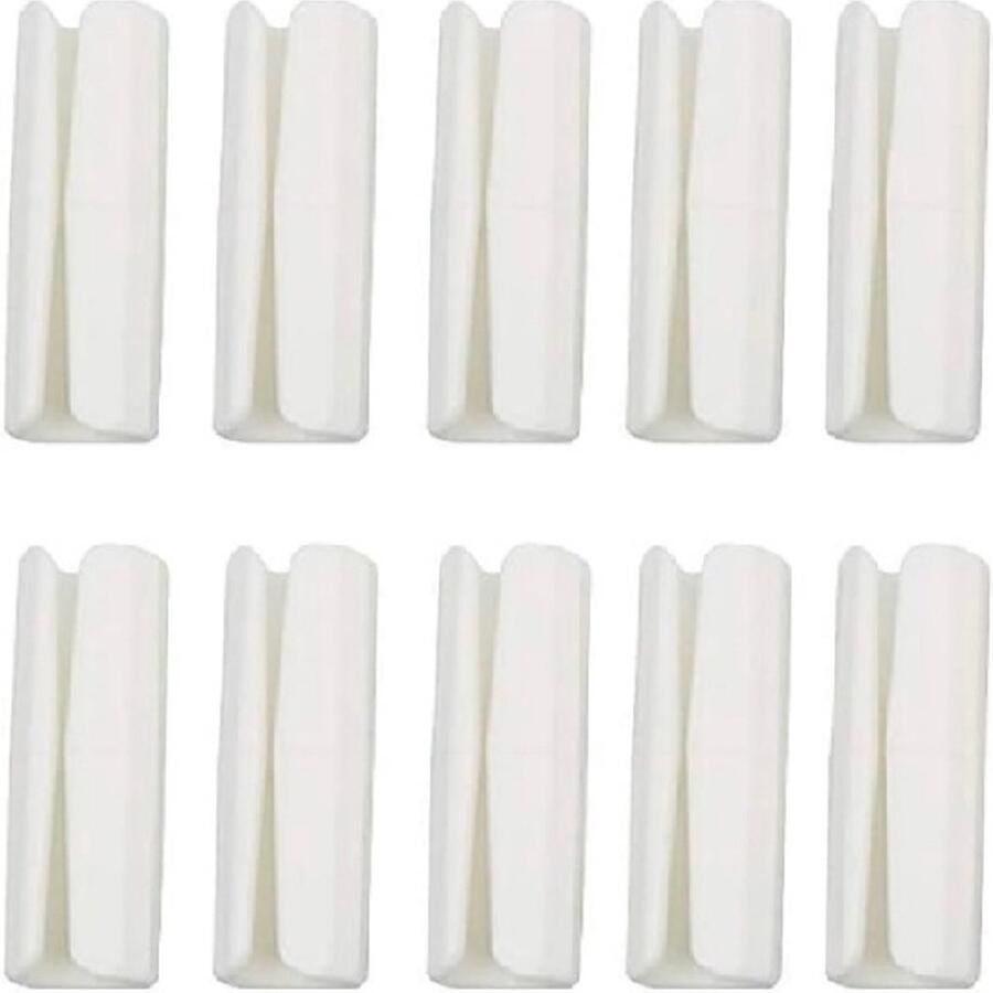 10-pack Lakenklemmen Antislip-lakenklemmen Houder voor anti-slip-lakenklemmen Om lakens comfortabel te houden op matrassen met opstaande randen (wit)