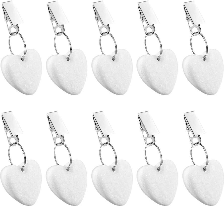 10 sets hart tafelkleedgewicht buiten marmer met clips tafelkleedgewicht van natuursteen marmer tafelkleedklemmen geschikt voor tafelbladen in de tuin picknick feest keuken eetkamer