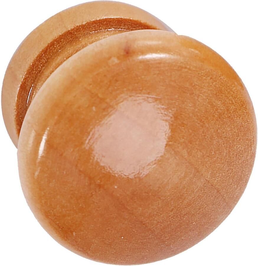 10 Stks Ronde Natuurlijke Houten Kast Knoppen Lade Kast Garderobe Deur Hardware Pull Handvat Knoppen Meubelhardware (33 MM)
