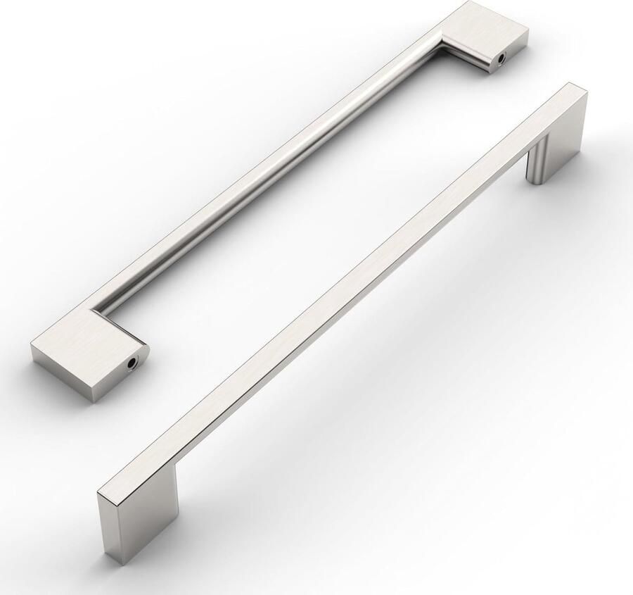 10 Stuks 128 mm Mat Nikkel Deurgrepen Roestvrij Staal Morden Meubelgrepen voor Keuken Kantoor Laden en Kasten
