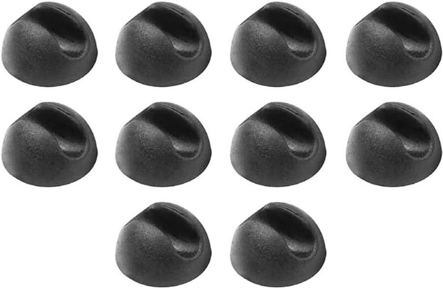 Allecto Plus 10-delige set haarspeld meubelpoten beschermer siliconen vloerbeschermers DIY meubels accessoire geschikt voor 10-12 mm stoelpoten - Foto 2