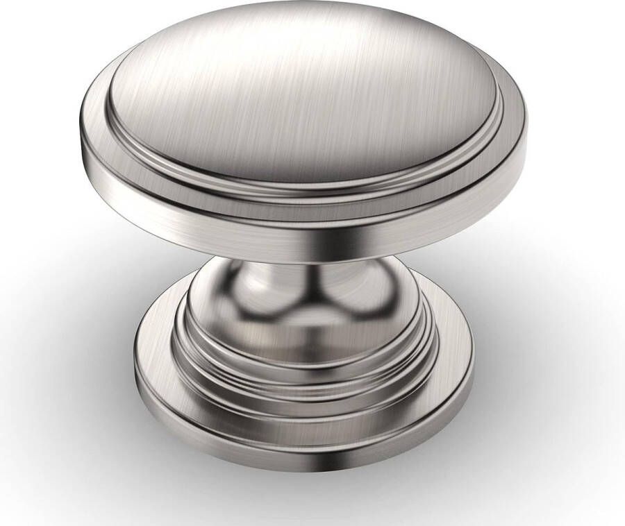 10 stuks geborsteld nikkel kastgrepen kastknoppen ladeknoppen zinklegering meubelknoppen kast knoppen vintage knop voor kast knoppen voor commode