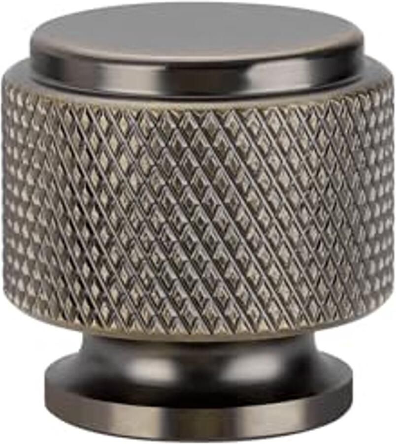 10 stuks gekartelde keukenkastknoppen antiek brons ronde dressoir knoppen voor badkamer en kledingkasten