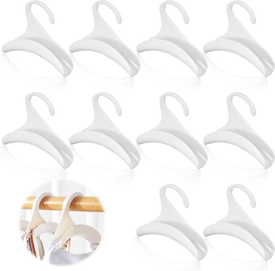 10 stuks handtassenhangers kledinghaken PP-handtashaken handtassenhouder kledingkast hoedenstandaard kledinghanger organizer haken voor tassen rugzakken